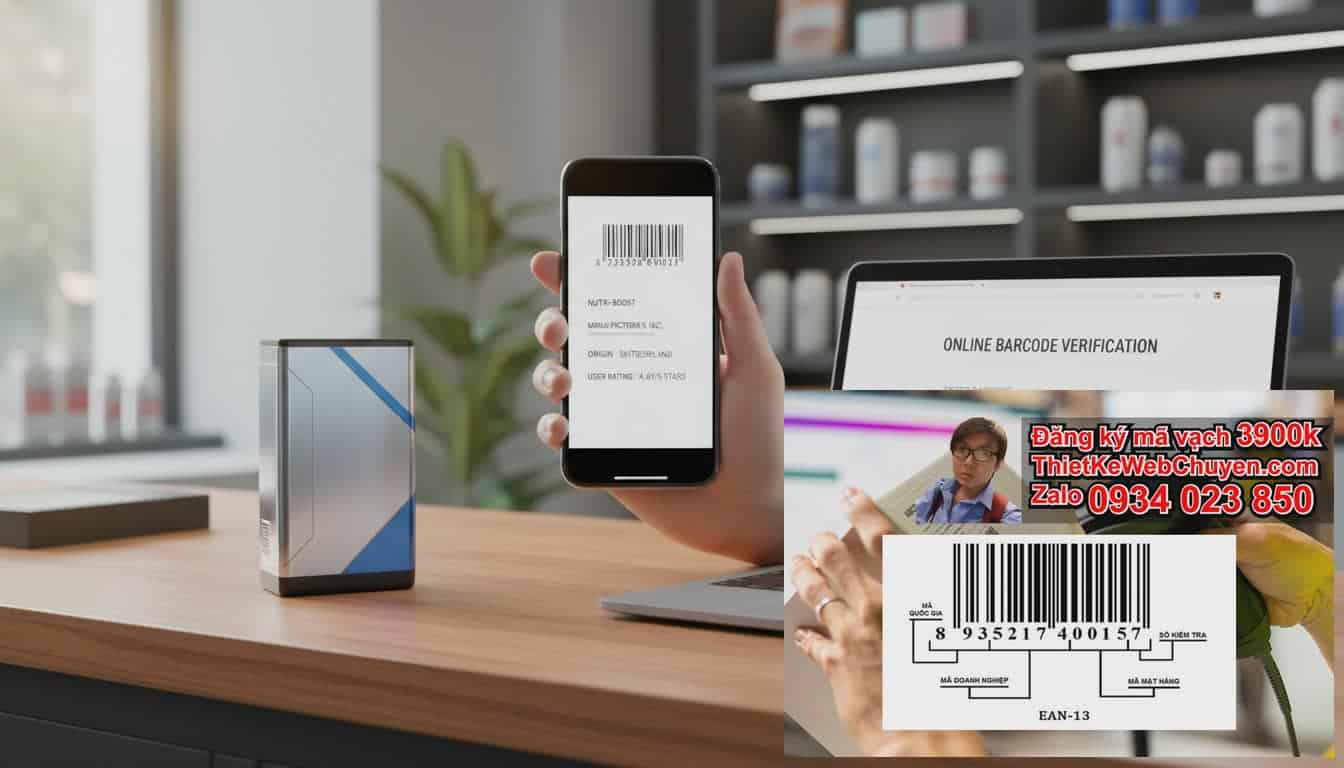 Kiểm tra mã vạch có hợp lệ không bằng ứng dụng di động và công cụ trực tuyến?