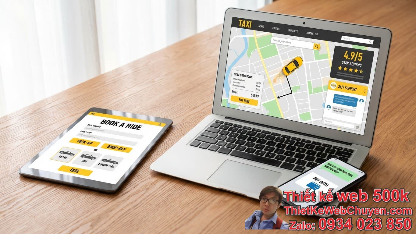 Làm sao để website taxi có nhiều khách đặt xe? Nâng cao trải nghiệm người dùng
và dịch vụ Làm sao để website taxi có nhiều khách đặt xe? Nâng cao trải nghiệm người dùng
và dịch vụ