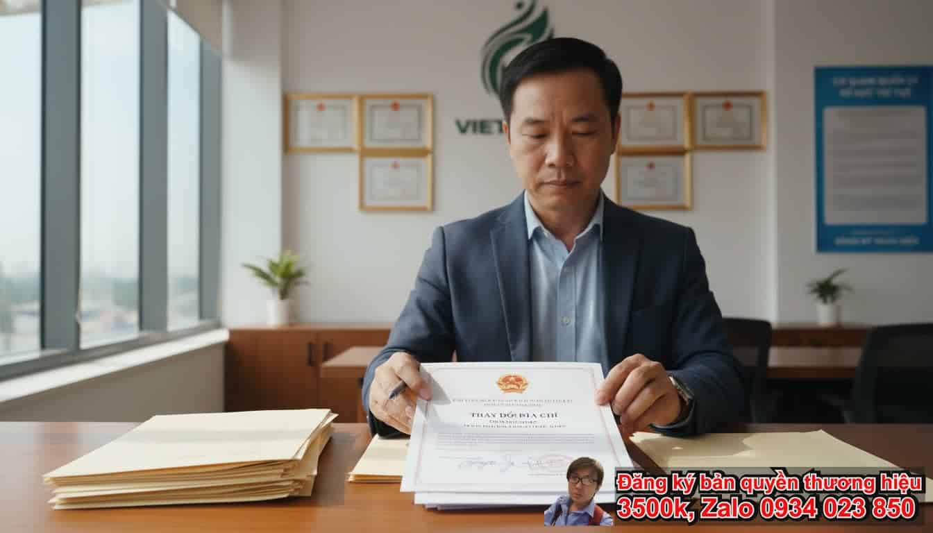 Làm thế nào để thay đổi địa chỉ trên giấy chứng nhận nhãn hiệu?