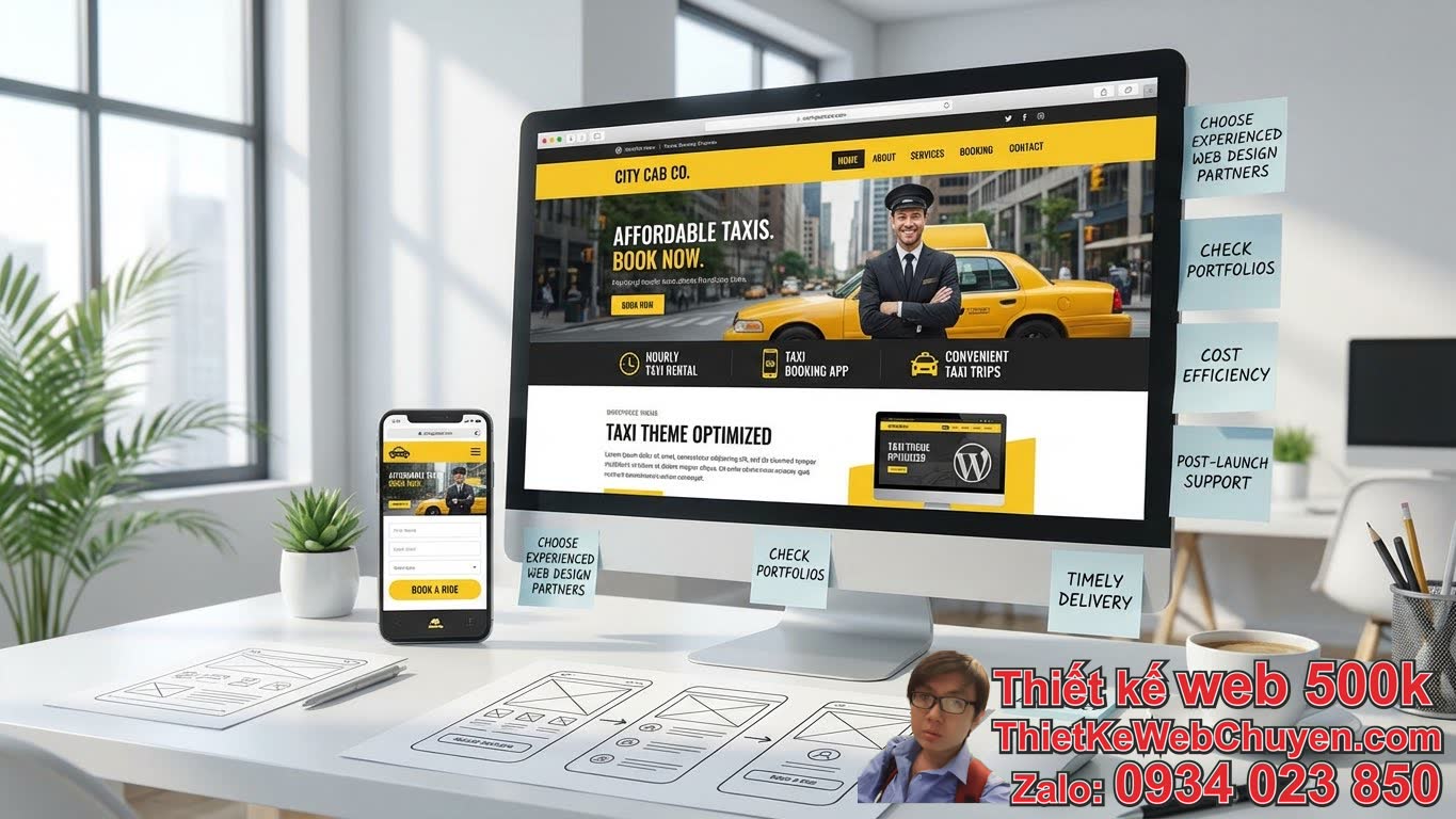 Làm thế nào để thiết kế web cho hãng taxi nhỏ hiệu quả và tiết kiệm? Làm thế nào để thiết kế web cho hãng taxi nhỏ hiệu quả và tiết kiệm?