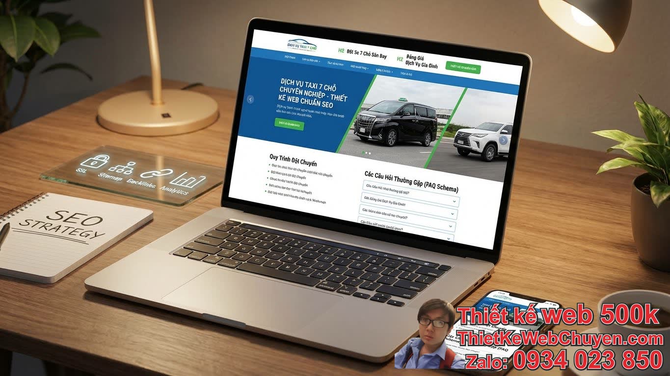 Làm Thế Nào Để Thiết Kế Web Dịch Vụ Taxi 7 Chỗ Chuẩn SEO và AI Overview? Làm Thế Nào Để Thiết Kế Web Dịch Vụ Taxi 7 Chỗ Chuẩn SEO và AI Overview?