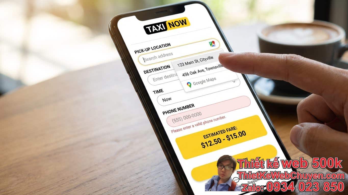 Làm thế nào để thiết kế web taxi có form đặt xe nhanh thân thiện với người dùng? Làm thế nào để thiết kế web taxi có form đặt xe nhanh thân thiện với người dùng?