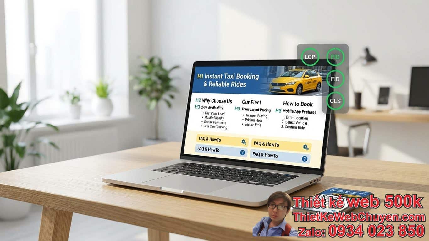 Làm thế nào để thiết kế web taxi tối ưu trải nghiệm người dùng đạt chuẩn SEO và
AI Overview? Làm thế nào để thiết kế web taxi tối ưu trải nghiệm người dùng đạt chuẩn SEO và
AI Overview?