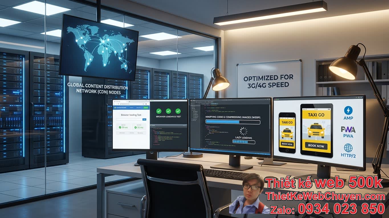 Làm thế nào để thiết kế website taxi load nhanh trên 3G/4G hiệu quả? Làm thế nào để thiết kế website taxi load nhanh trên 3G/4G hiệu quả?