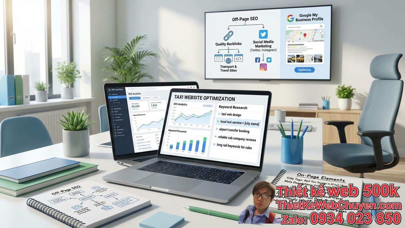 Làm thế nào để tối ưu hóa SEO cho website taxi của bạn, theo kinh nghiệm thiết
kế web taxi hiệu quả? Làm thế nào để tối ưu hóa SEO cho website taxi của bạn, theo kinh nghiệm thiết
kế web taxi hiệu quả?