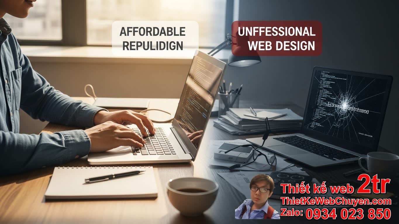 Làm web giá rẻ có uy tín không: Thực trạng và những lầm tưởng