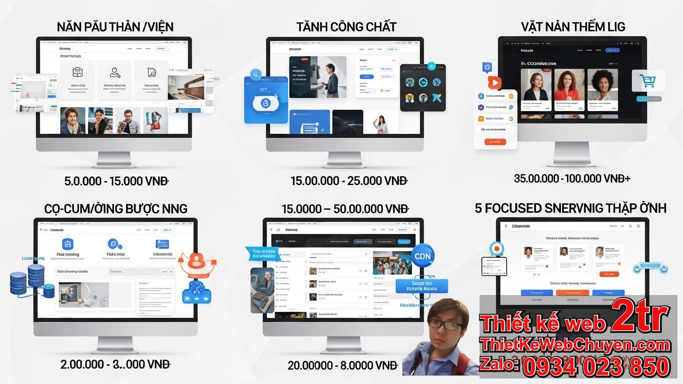 Làm website bao nhiêu tiền cho từng loại hình phổ biến?
