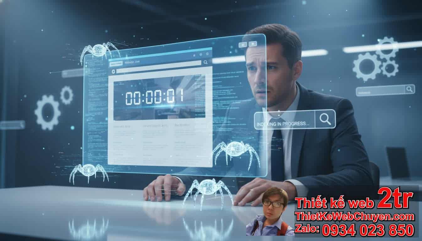 Làm website xong có tự lên Google không? – Khó khăn ban đầu cần biết