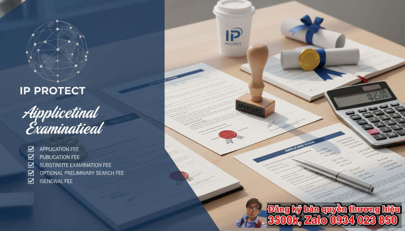 Lệ phí đăng ký bản quyền nhãn hiệu gồm những khoản nào?