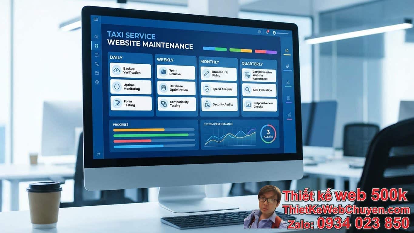 Lịch trình bảo trì website taxi định kỳ: Bao lâu là đủ? Lịch trình bảo trì website taxi định kỳ: Bao lâu là đủ?