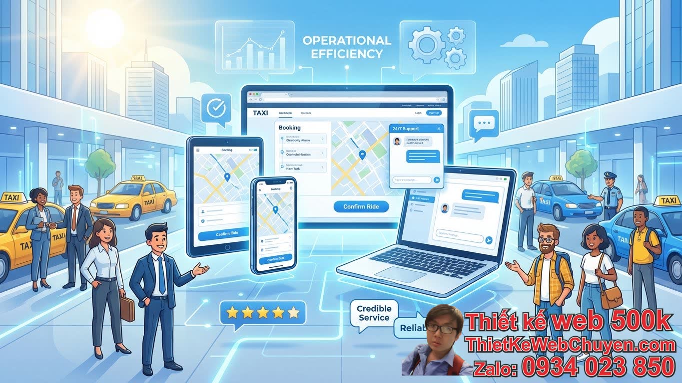 Lợi ích khi đầu tư vào thiết kế web taxi đường dài chất lượng? Lợi ích khi đầu tư vào thiết kế web taxi đường dài chất lượng?