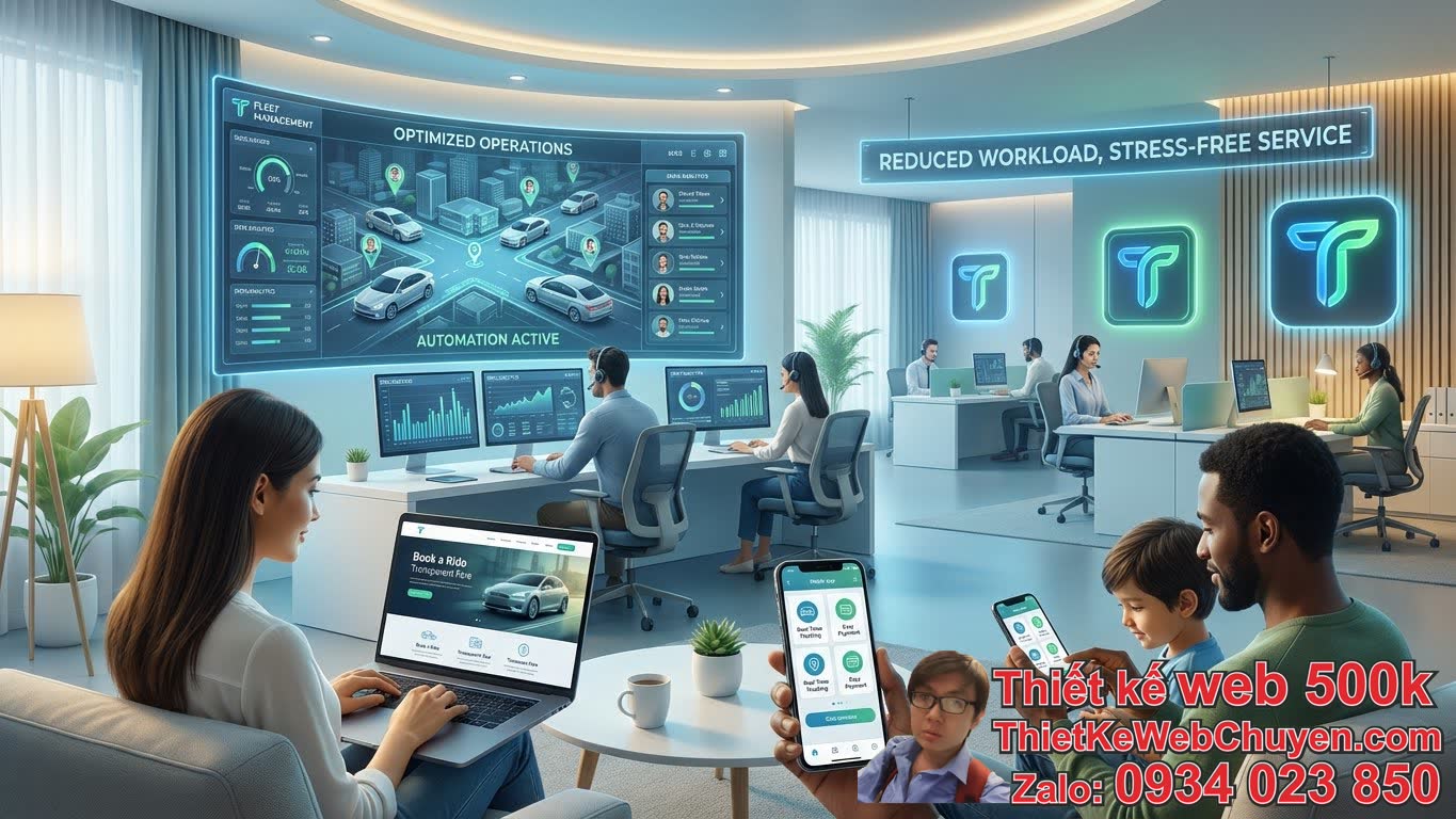 Lợi Ích Vượt Trội Khi Thiết Kế Web Taxi Đồng Bộ Với App Di Động Mang Lại Cho
Doanh Nghiệp? Lợi Ích Vượt Trội Khi Thiết Kế Web Taxi Đồng Bộ Với App Di Động Mang Lại Cho
Doanh Nghiệp?