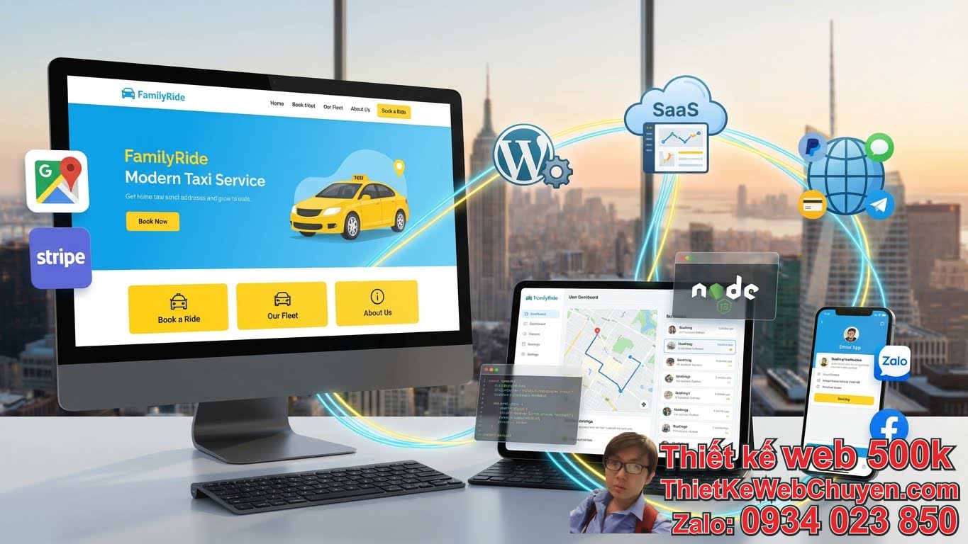 Lựa Chọn Nền Tảng Và Công Nghệ Khi Thiết Kế Web Cho Đội Taxi Gia Đình Lựa Chọn Nền Tảng Và Công Nghệ Khi Thiết Kế Web Cho Đội Taxi Gia Đình