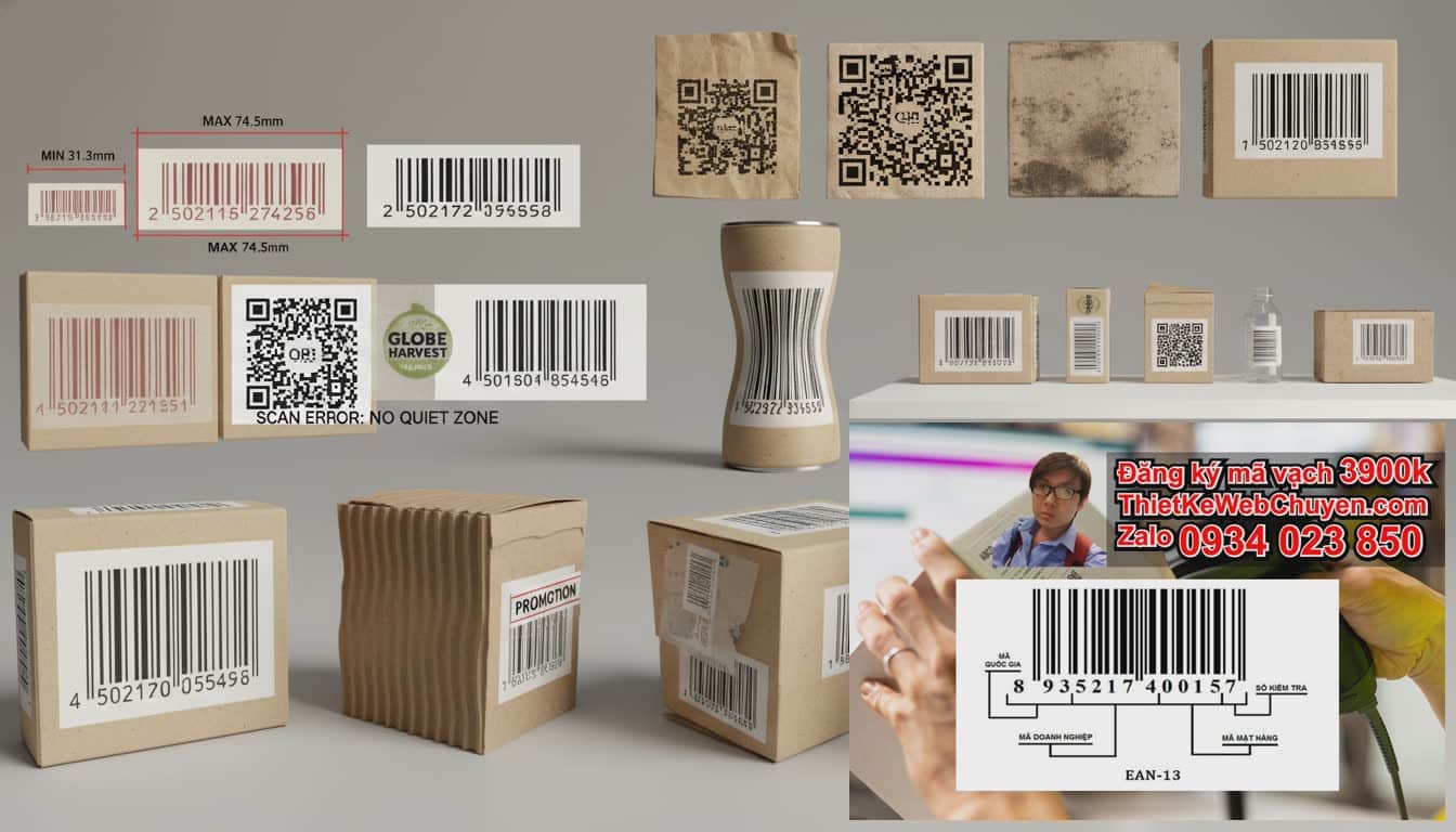 Mã vạch khó quét: Những lỗi thiết kế nào thường gặp nhất?