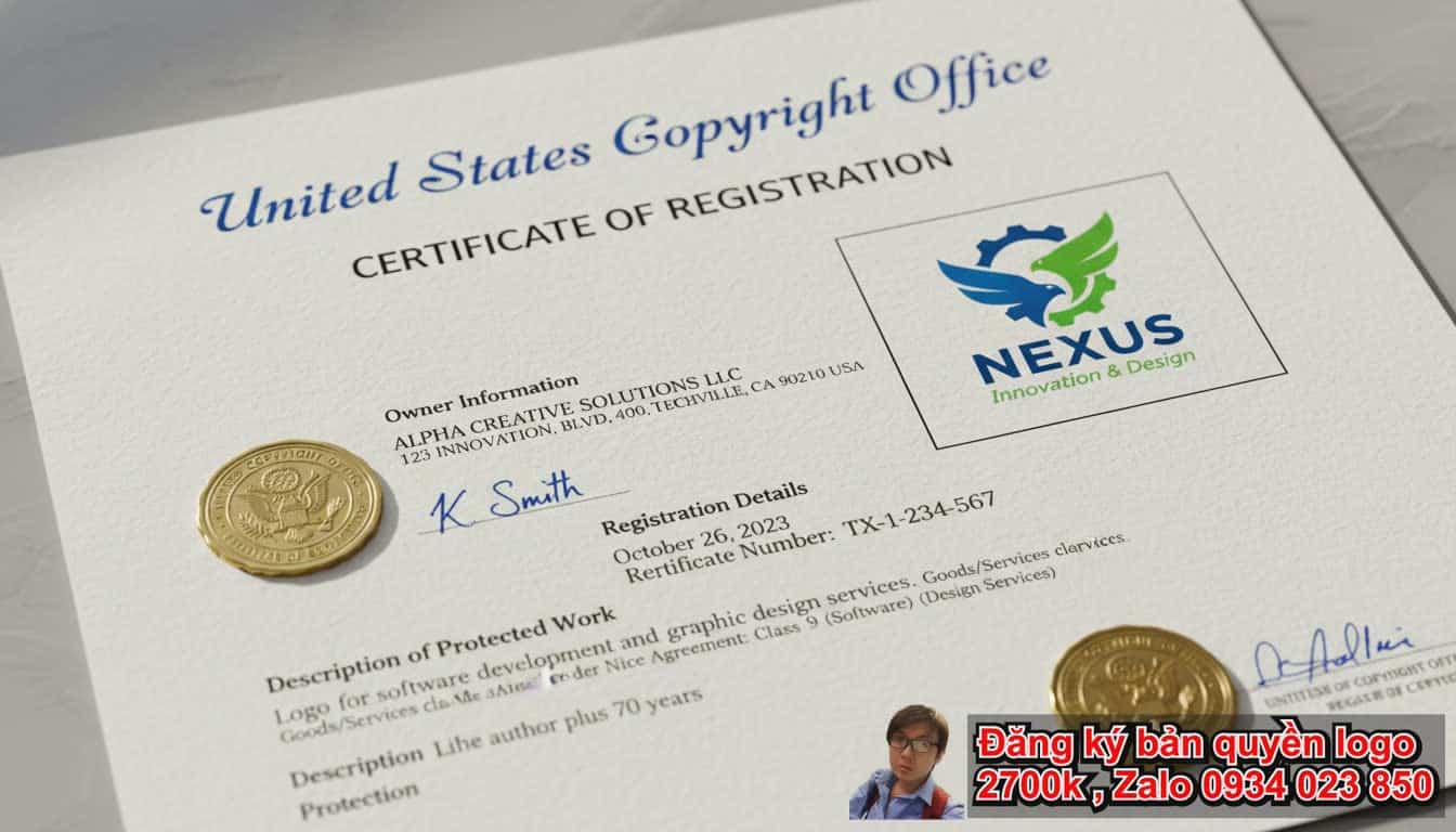 Mẫu Giấy Chứng Nhận Bản Quyền Logo Có Hình Dạng Như Thế Nào?