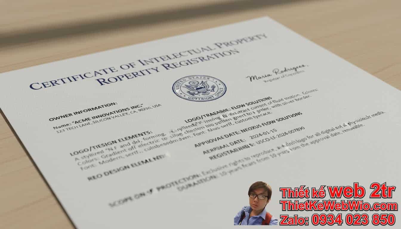 Mẫu Giấy Chứng Nhận Bản Quyền Logo Thực Tế Bao Gồm Những Thông Tin Gì? Mẫu Giấy Chứng Nhận Bản Quyền Logo Thực Tế Bao Gồm Những Thông Tin Gì?