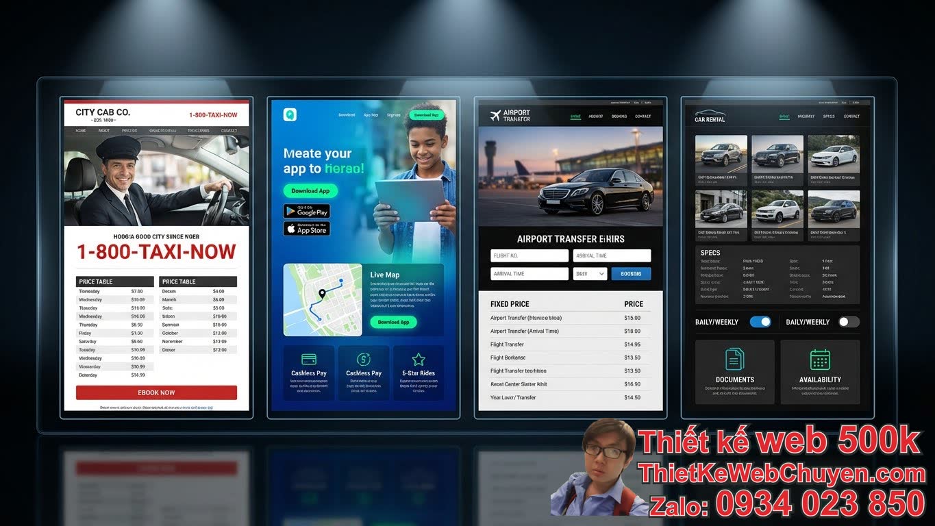 Mẫu Website Dịch Vụ Taxi Đẹp Theo Các Loại Hình Dịch Vụ Phổ Biến Mẫu Website Dịch Vụ Taxi Đẹp Theo Các Loại Hình Dịch Vụ Phổ Biến