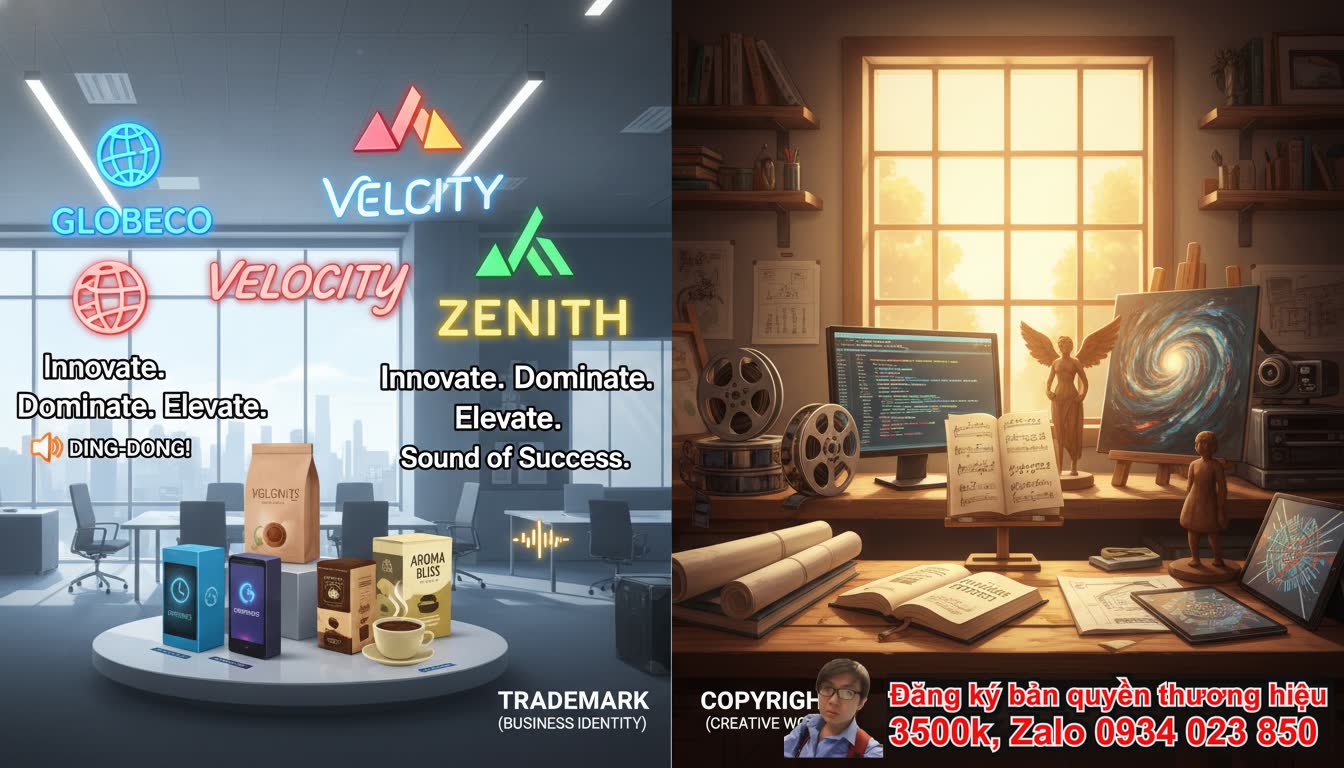 Nên đăng ký bản quyền thương hiệu hay nhãn hiệu - Hiểu rõ sự khác biệt