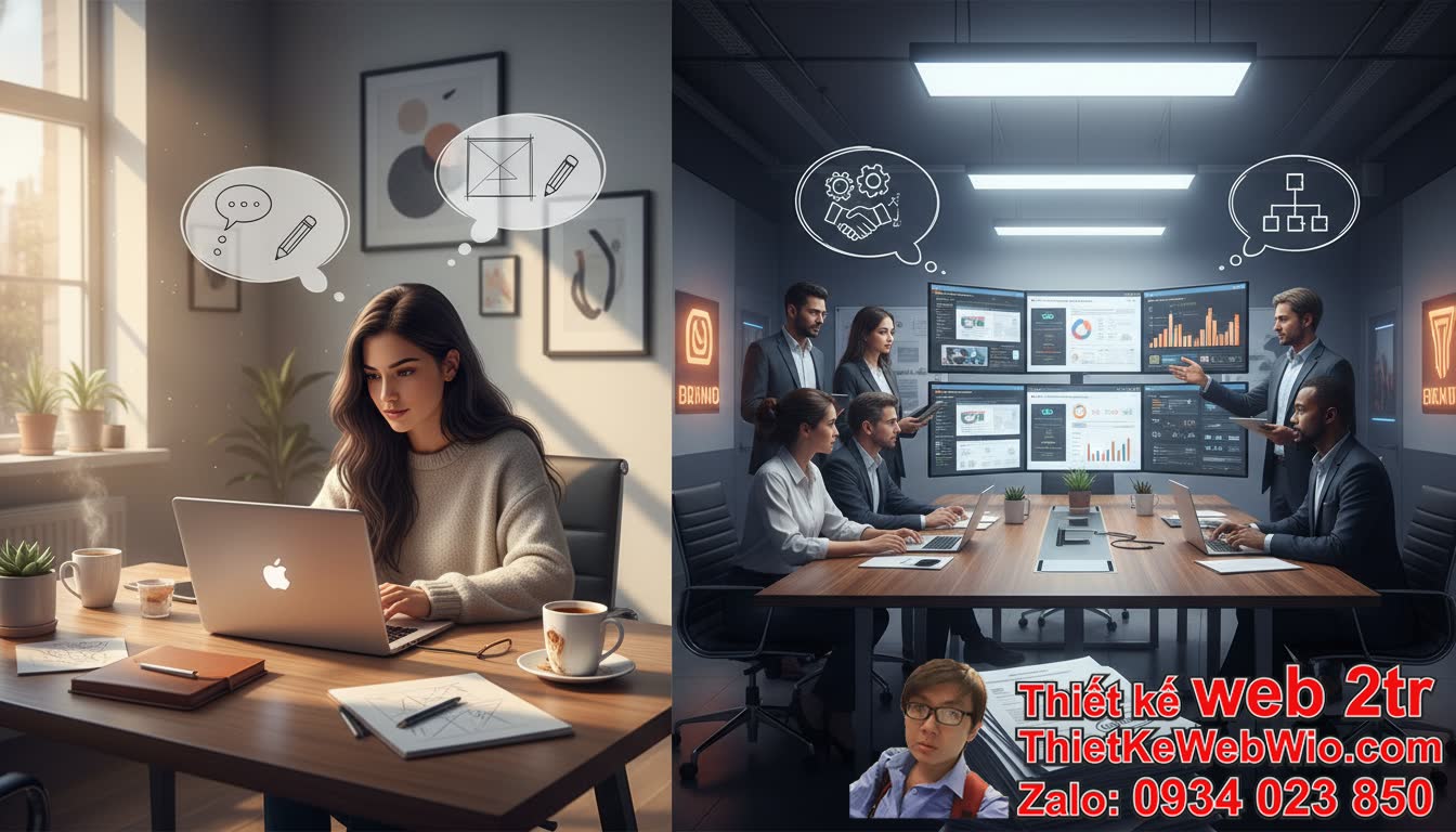 Nên thuê freelancer hay công ty thiết kế web giá rẻ: Bạn đang tìm kiếm giải pháp
nào?