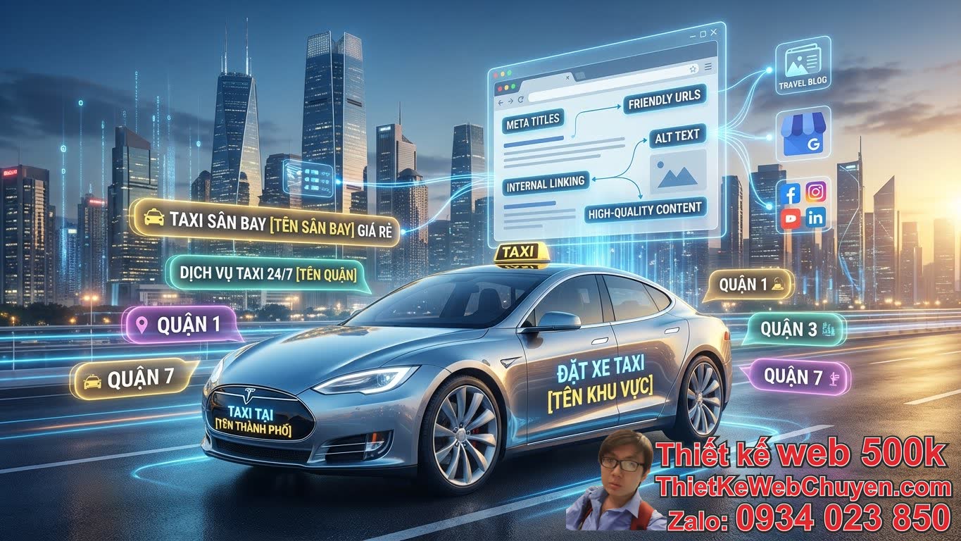 Những chiến lược SEO nào giúp tối ưu website taxi để có nhiều khách đặt xe? Những chiến lược SEO nào giúp tối ưu website taxi để có nhiều khách đặt xe?