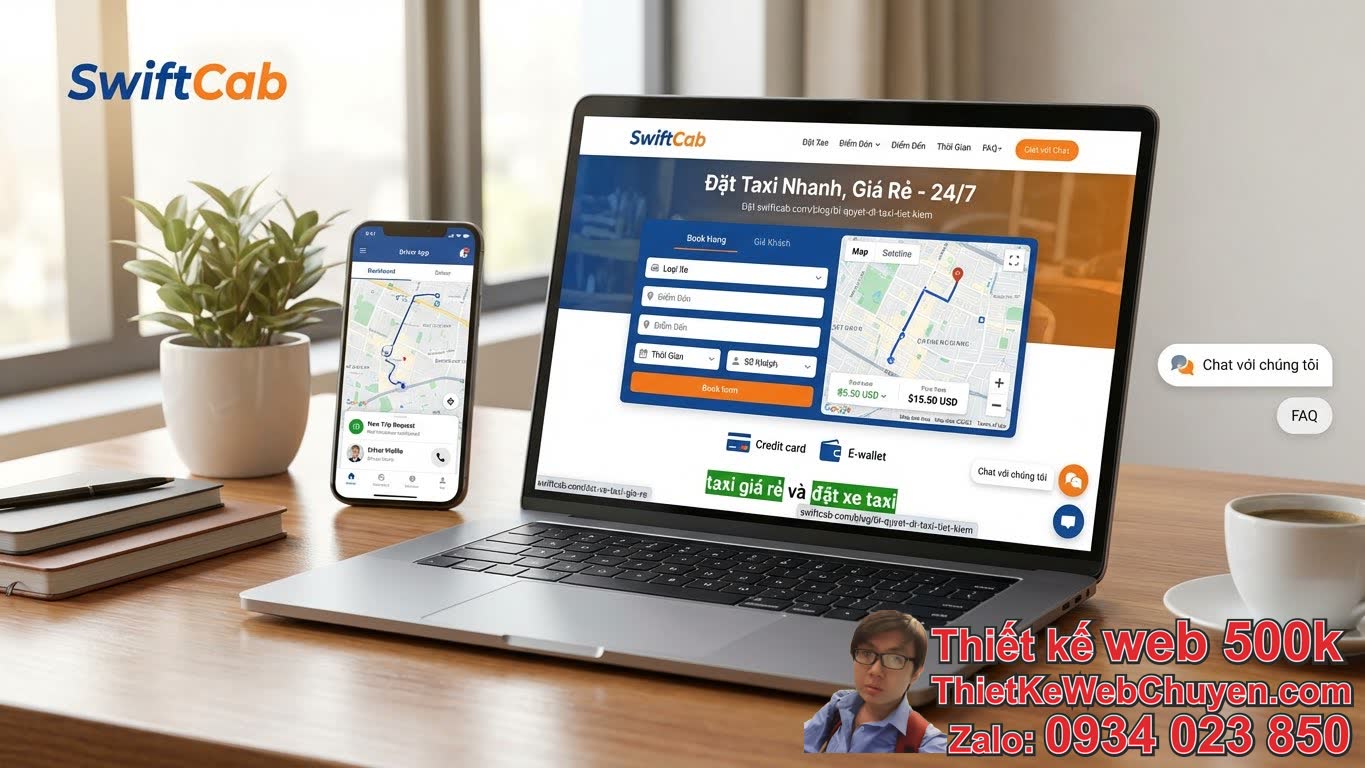 Những Lợi Ích Vượt Trội Khi Có Nên Thiết Kế Web Taxi