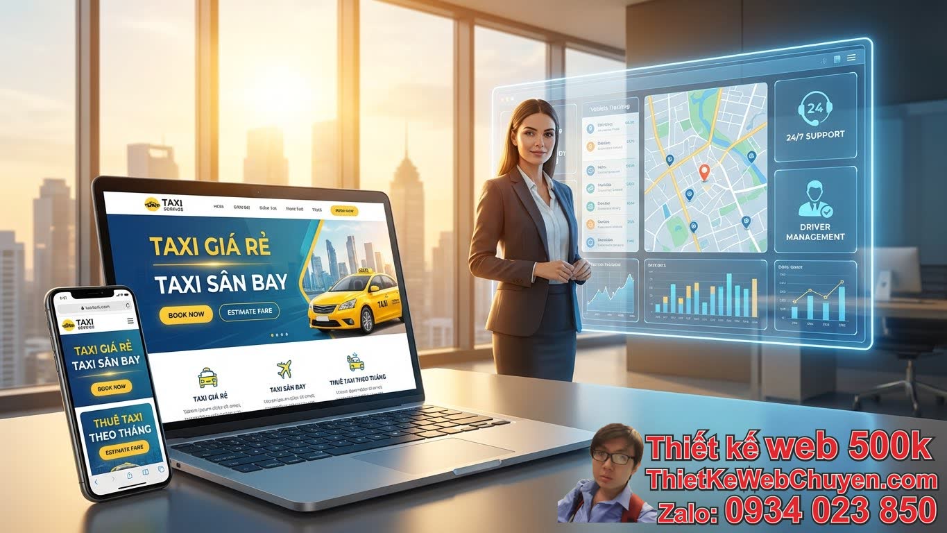 Những lợi ích vượt trội khi sử dụng dịch vụ thiết kế web taxi chuyên nghiệp? Những lợi ích vượt trội khi sử dụng dịch vụ thiết kế web taxi chuyên nghiệp?