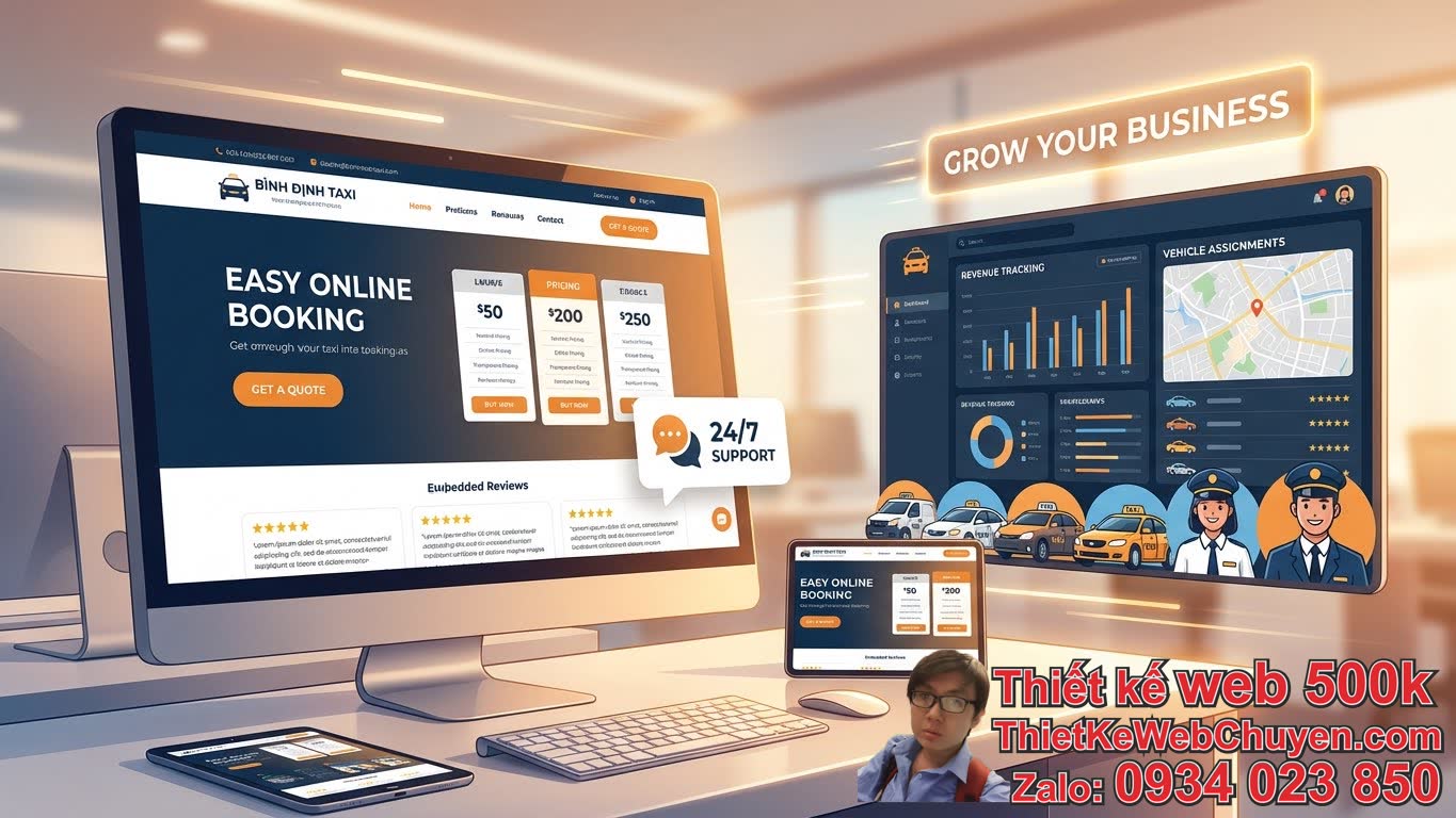 Những lợi ích vượt trội khi thiết kế web taxi Bình Định chuyên nghiệp là gì? Những lợi ích vượt trội khi thiết kế web taxi Bình Định chuyên nghiệp là gì?