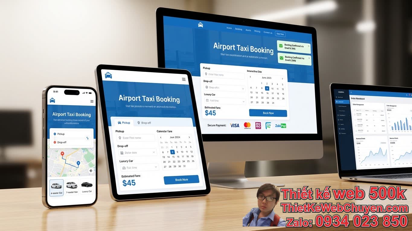 Những Tính Năng Cần Có Khi Thiết Kế Web Dịch Vụ Xe Taxi Đưa Đón Sân Bay Những Tính Năng Cần Có Khi Thiết Kế Web Dịch Vụ Xe Taxi Đưa Đón Sân Bay