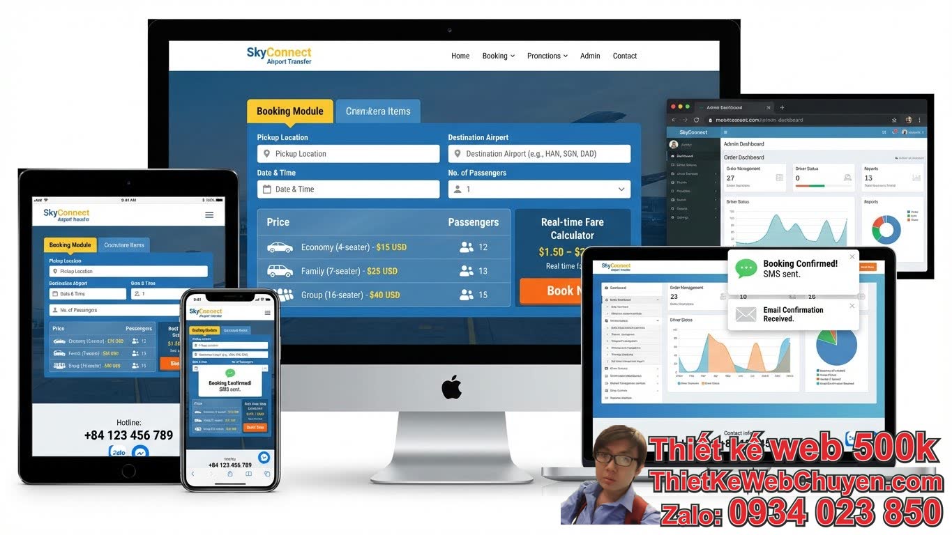 Những tính năng không thể thiếu khi thiết kế website taxi sân bay giá rẻ là gì? Những tính năng không thể thiếu khi thiết kế website taxi sân bay giá rẻ là gì?