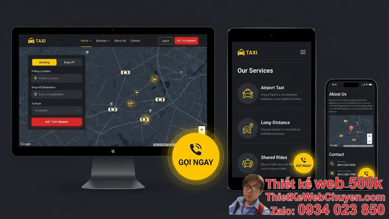 Những yếu tố cần có khi thiết kế web taxi có nút gọi nhanh nổi bật? Những yếu tố cần có khi thiết kế web taxi có nút gọi nhanh nổi bật?