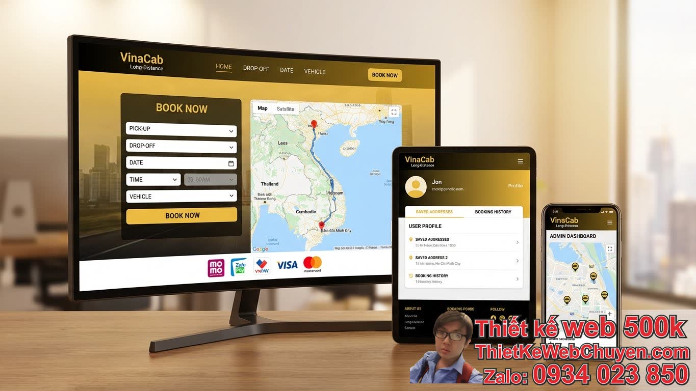 Những yếu tố cần có trong một thiết kế web taxi đường dài chuyên nghiệp? Những yếu tố cần có trong một thiết kế web taxi đường dài chuyên nghiệp?