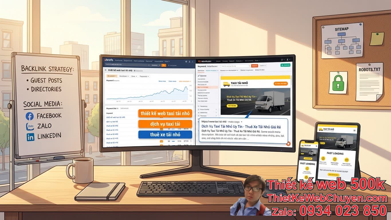 Những yếu tố cần lưu ý khi thiết kế web taxi tải nhỏ chuẩn SEO là gì? Những yếu tố cần lưu ý khi thiết kế web taxi tải nhỏ chuẩn SEO là gì?