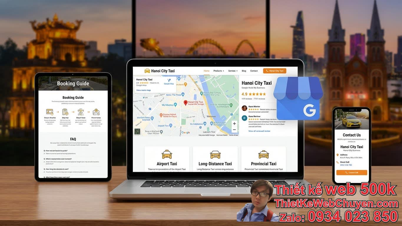 Nội dung và SEO cục bộ cho một thiết kế web taxi chuẩn Google: Các yếu tố nào
cần chú ý? Nội dung và SEO cục bộ cho một thiết kế web taxi chuẩn Google: Các yếu tố nào
cần chú ý?