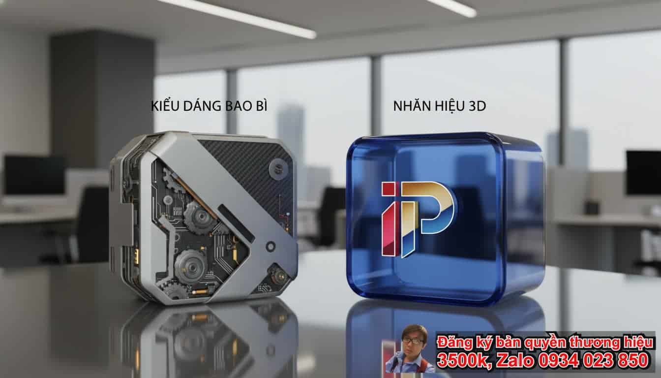 Phân biệt Kiểu dáng bao bì và Nhãn hiệu 3D: Tại sao cần hiểu rõ?