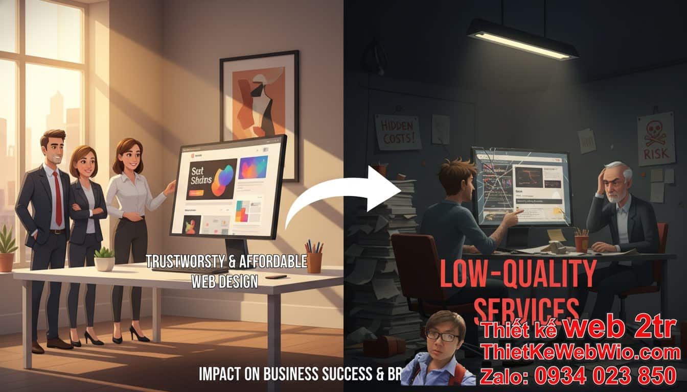 Phân biệt thiết kế web giá rẻ uy tín và kém chất lượng: Đâu là điểm khác biệt
cốt lõi? Phân biệt thiết kế web giá rẻ uy tín và kém chất lượng: Đâu là điểm khác biệt
cốt lõi?