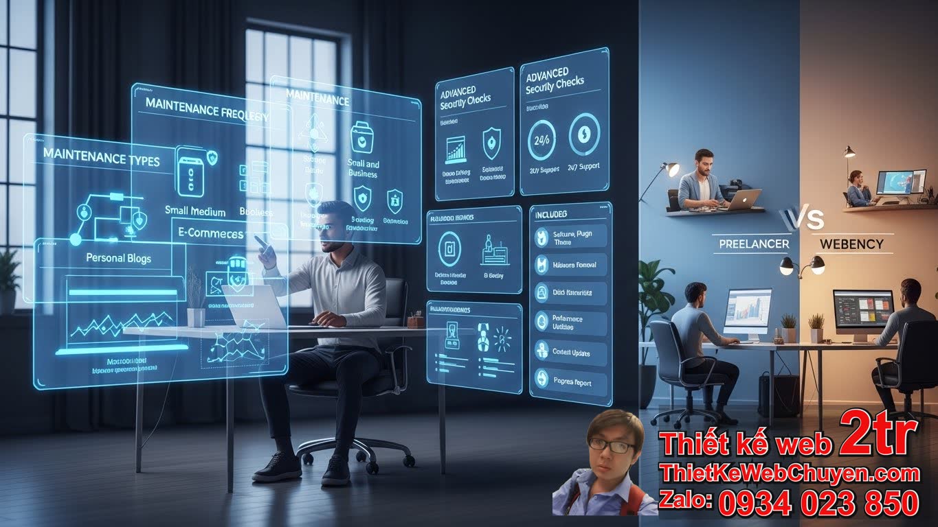 Phí bảo trì website hàng tháng bao nhiêu: Các yếu tố ảnh hưởng?