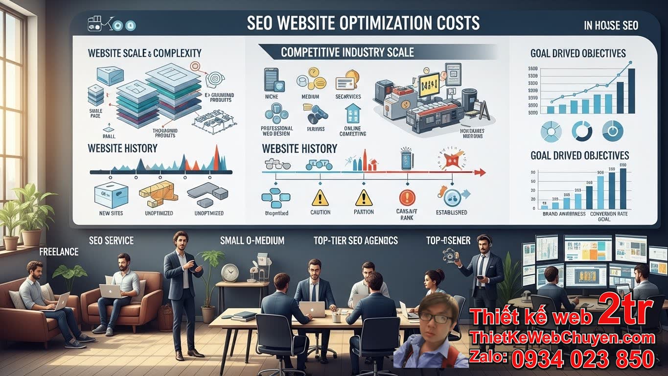 Phí tối ưu SEO website bao nhiêu và những yếu tố ảnh hưởng?