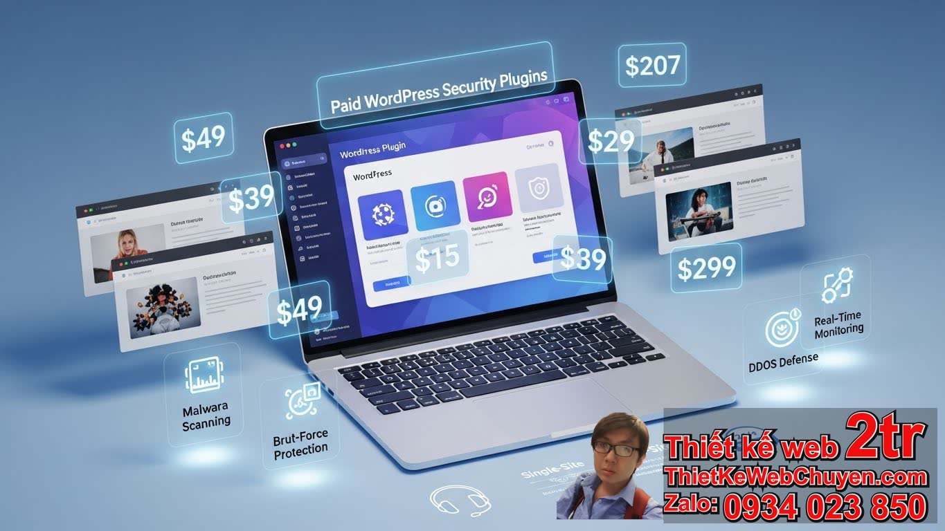 plugin bảo mật trả phí giá bao nhiêu cho website WordPress?