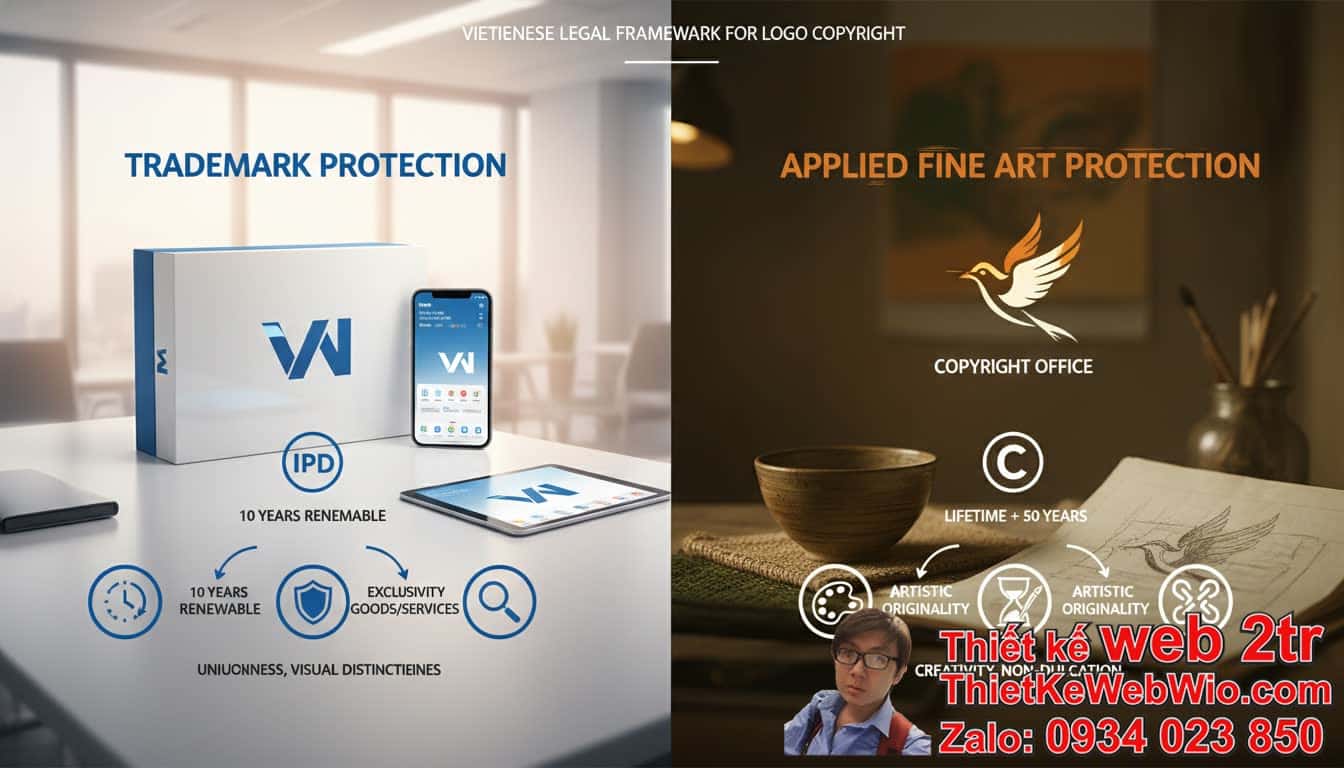 Quy định Pháp Luật về Đăng Ký Bản Quyền Logo: Logo được bảo hộ dưới hình thức
nào?