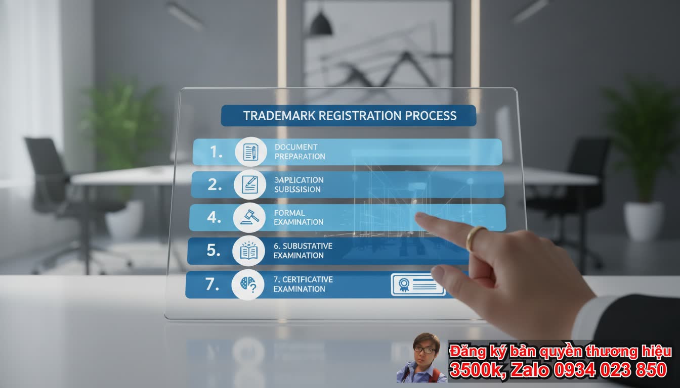 Quy trình đăng ký bản quyền thương hiệu mới nhất theo luật: Tổng quan 7 bước cơ
bản Quy trình đăng ký bản quyền thương hiệu mới nhất theo luật: Tổng quan 7 bước cơ
bản