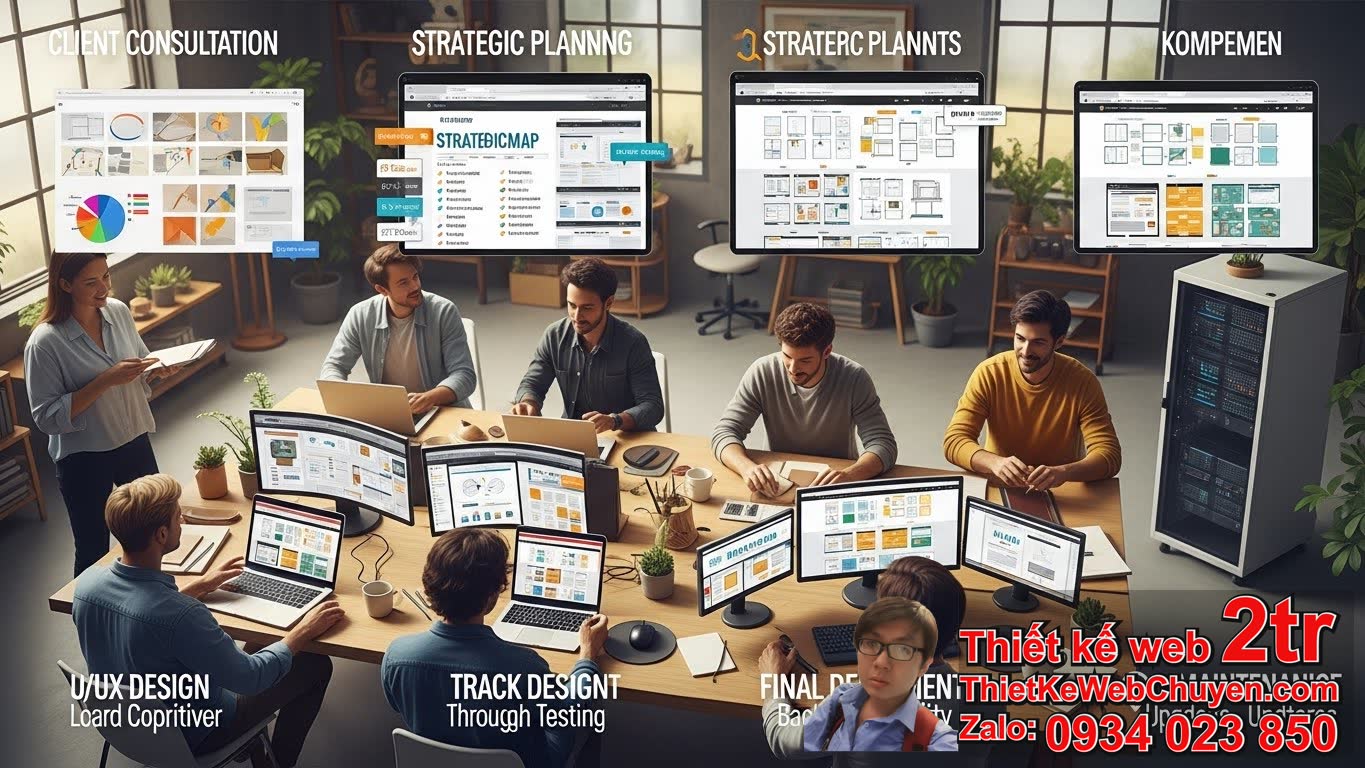 Quy trình thiết kế web bán hàng nội thất chuyên nghiệp diễn ra như thế nào?