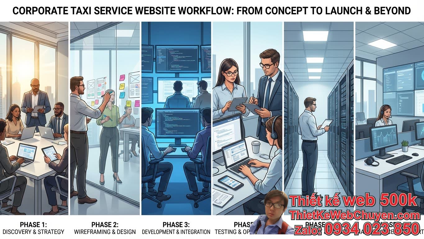 Quy Trình Thiết Kế Web Dịch Vụ Xe Taxi Doanh Nghiệp Chuyên Nghiệp Quy Trình Thiết Kế Web Dịch Vụ Xe Taxi Doanh Nghiệp Chuyên Nghiệp