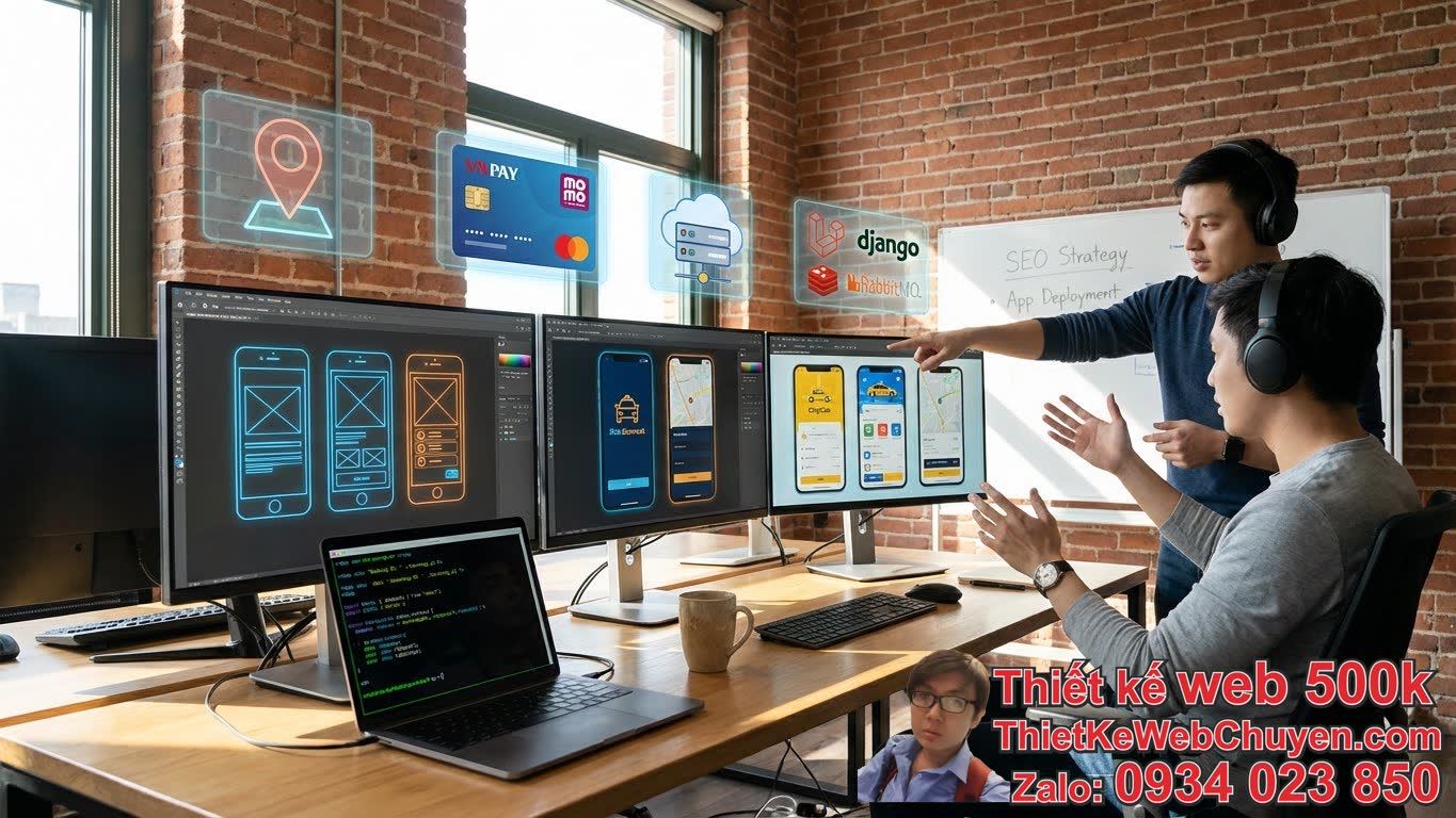 Quy Trình Thiết Kế Web Taxi Cho Phép Khách Đặt Xe Từ App Và Web Chuyên Nghiệp
Tại ThietKeWebChuyen.com Quy Trình Thiết Kế Web Taxi Cho Phép Khách Đặt Xe Từ App Và Web Chuyên Nghiệp
Tại ThietKeWebChuyen.com