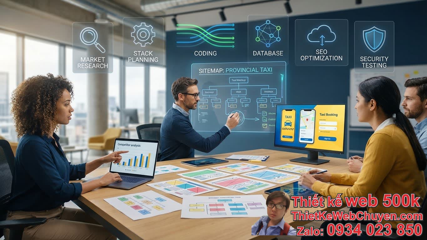 Quy Trình Thiết Kế Web Taxi Đi Tỉnh Chuyên Nghiệp Diễn Ra như thế nào? Quy Trình Thiết Kế Web Taxi Đi Tỉnh Chuyên Nghiệp Diễn Ra như thế nào?
