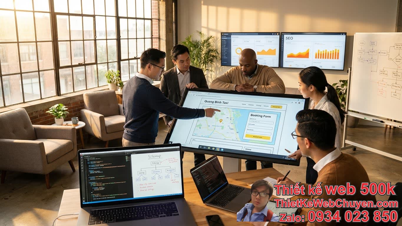 Quy trình thiết kế web taxi Quảng Bình chuyên nghiệp của chúng tôi Quy trình thiết kế web taxi Quảng Bình chuyên nghiệp của chúng tôi
