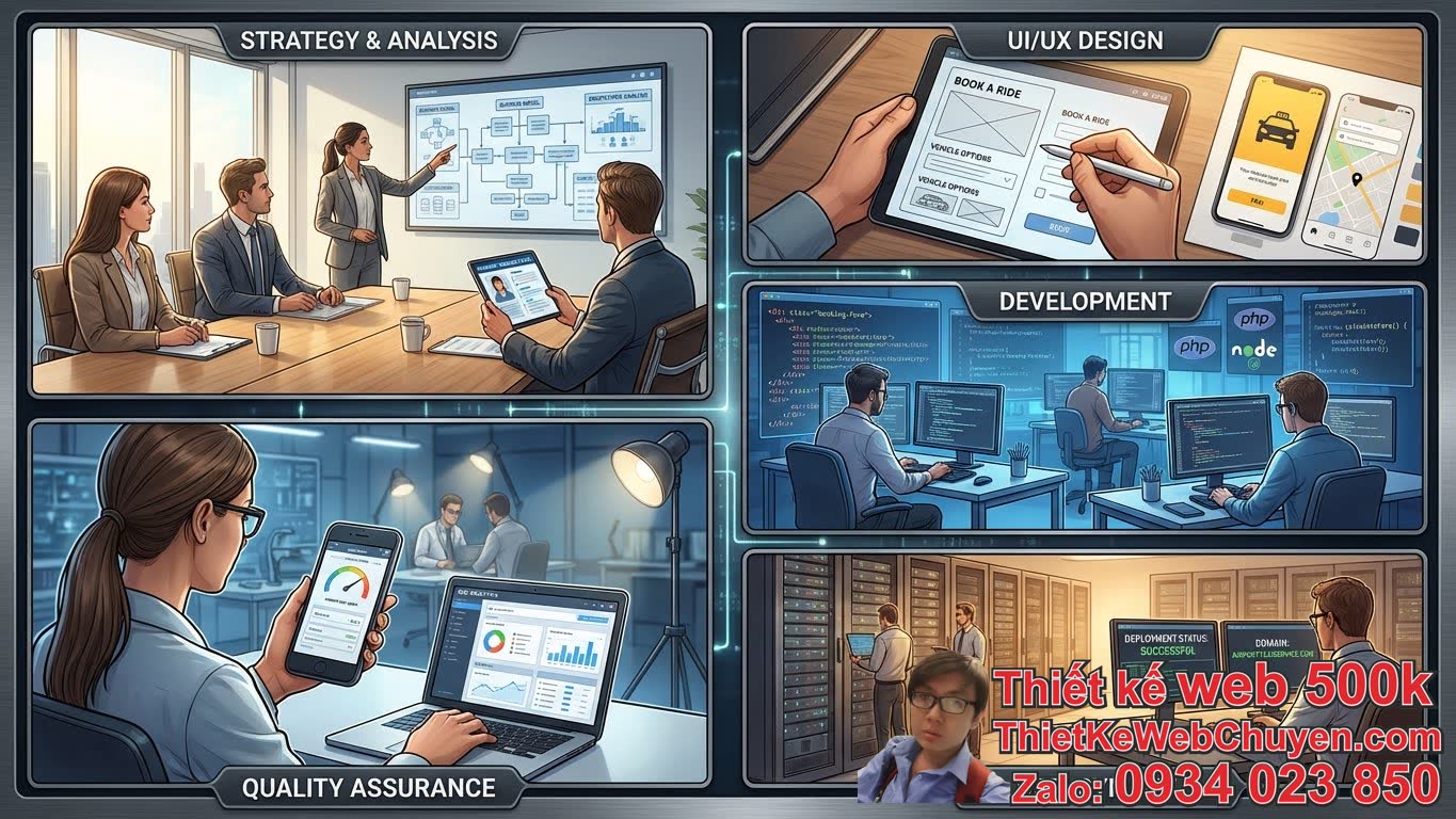 Quy Trình Thiết Kế Web Taxi Sân Bay Chuyên Nghiệp Diễn Ra Như Thế Nào? Quy Trình Thiết Kế Web Taxi Sân Bay Chuyên Nghiệp Diễn Ra Như Thế Nào?