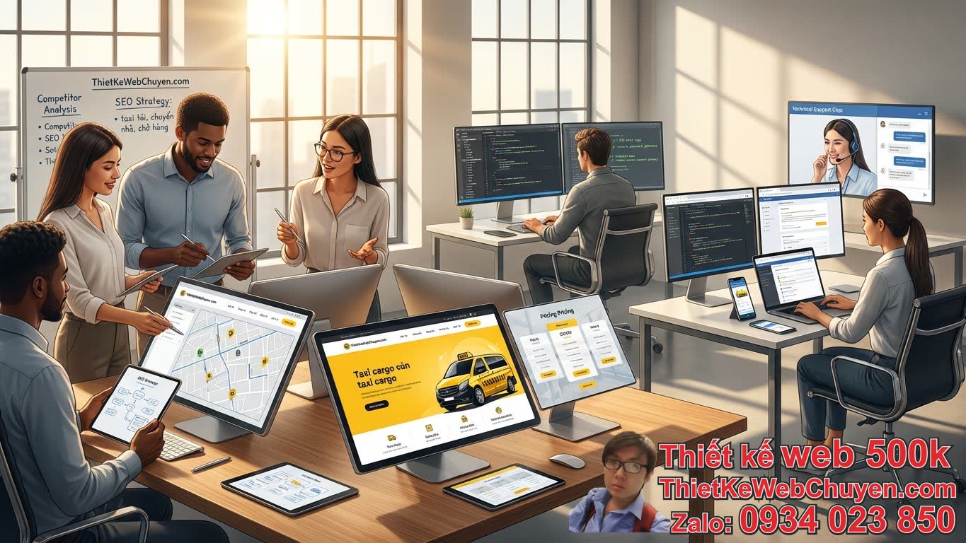Quy trình thiết kế web taxi tải chuyên nghiệp tại ThietKeWebChuyen.com Quy trình thiết kế web taxi tải chuyên nghiệp tại ThietKeWebChuyen.com