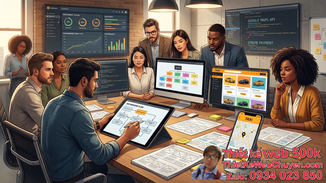 Quy trình thiết kế website gọi taxi qua web chuyên nghiệp Quy trình thiết kế website gọi taxi qua web chuyên nghiệp
