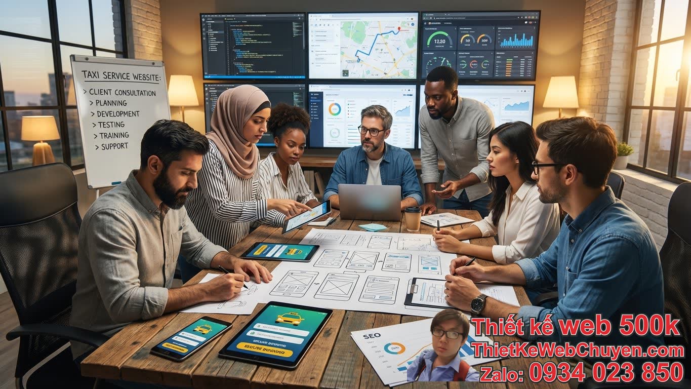 Quy Trình Thiết Kế Website Taxi Chuyên Nghiệp Diễn Ra Như Thế Nào? Quy Trình Thiết Kế Website Taxi Chuyên Nghiệp Diễn Ra Như Thế Nào?