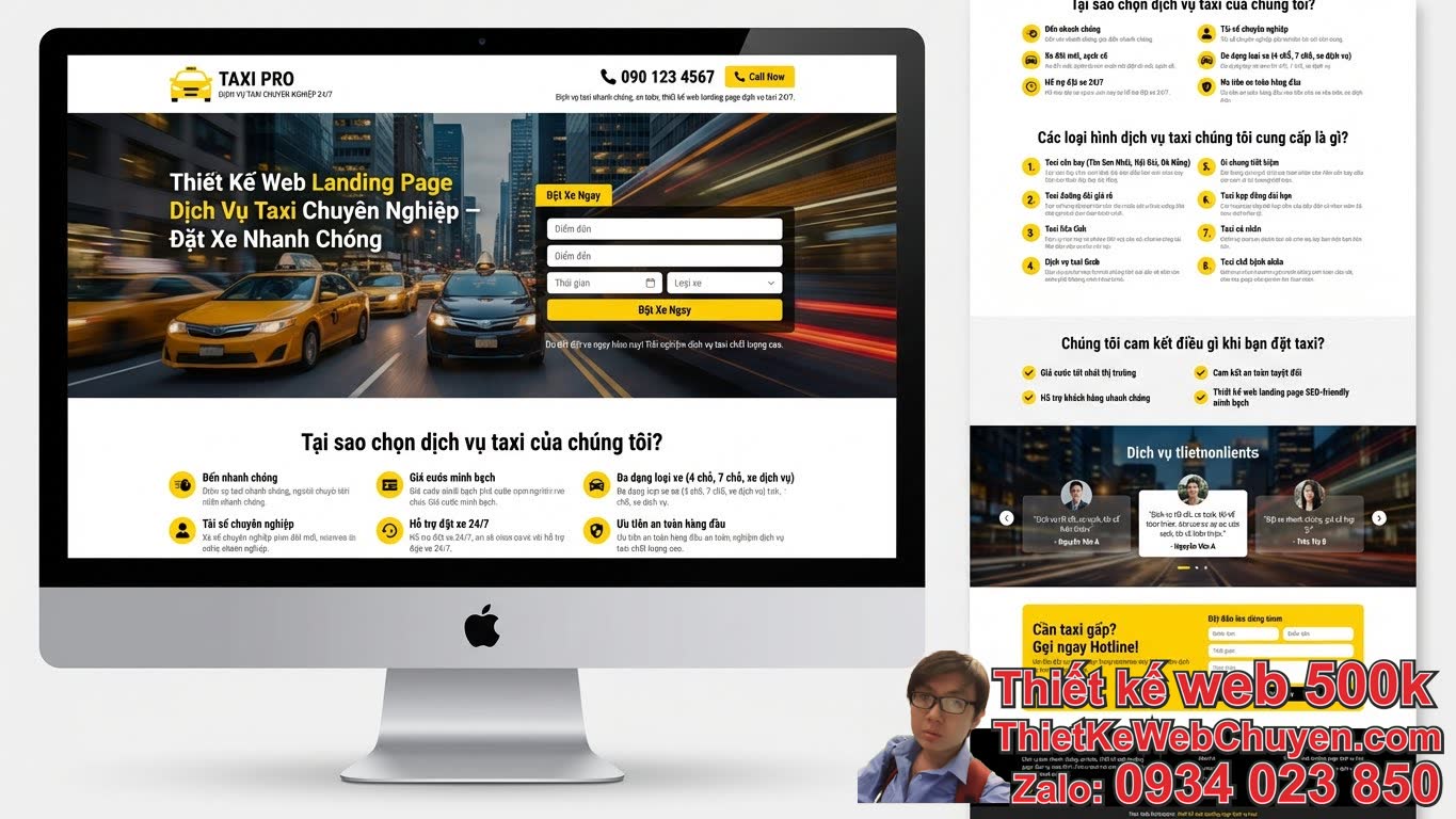 Sơ đồ cấu trúc một thiết kế web landing page dịch vụ taxi chuẩn SEO Sơ đồ cấu trúc một thiết kế web landing page dịch vụ taxi chuẩn SEO